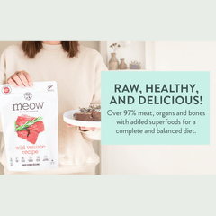 THE NEW ZEALAND NATURAL Meow Wild Venison Freeze Dried Cat Food