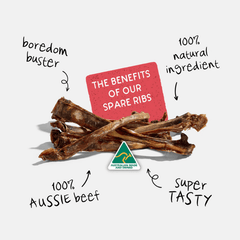 The Pet Project Spare Ribs Dog Treats 120g