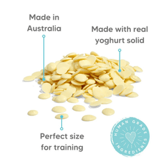 The Pet Project Vanilla Yoghurt Drops Dog Treats 250g