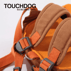 Touchdog Forest and Friends Dog Backpack Raccoon