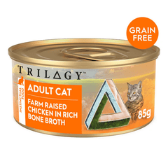 Trilogy Adult Can in Bone Broth Wet Cat Food 85g
