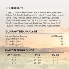 Trilogy Kangaroo Adult Dry Cat Food 1.8kg