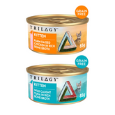 Trilogy Kitten Can in Bone Broth Wet Cat Food 85g