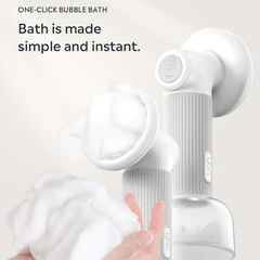 Uah Pet FUR-EVER CLEAN Automatic Foaming Soap Dispenser and Dog Bath Brush