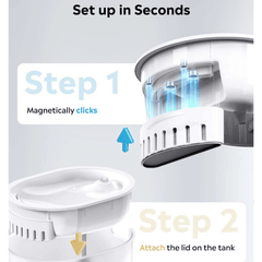 Uah Pet GLOW Wireless Automatic Pet Water Fountain