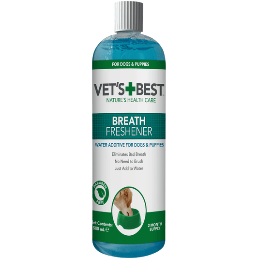 Vet’s Best Dental Breath Freshener For Dogs & Puppies 500ml