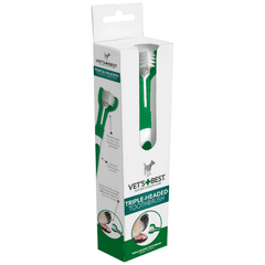 Vet’s Best Triple Headed Toothbrush For Dogs