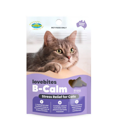 VETAFARM Lovebites B-Calm for Cats - 60 Chews
