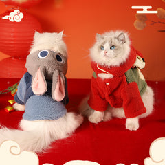 Warm Pet Hoodie for Cats and Dogs