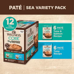 Wellness CORE Tiny Tasters Adult Wet Cat Food Sea Variety Pack