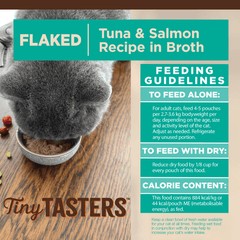 Wellness CORE Tiny Tasters Flaked Tuna & Salmon Recipe in Broth Wet Cat Food 50g