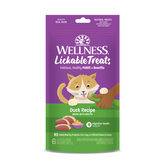 Wellness Lickable Duck Natural Cat Treat 12g x 6