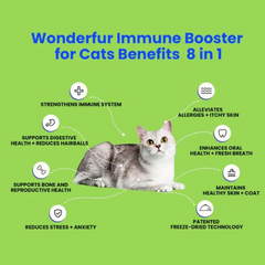 Wonderfur Freeze-Dried Yogurt Bites Immune Booster Cat Treats 50g