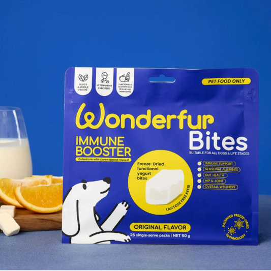 Wonderfur Freeze-Dried Yogurt Bites Immune Booster Dog Treats 50g