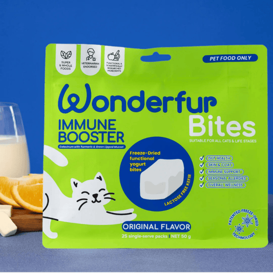 Wonderfur Freeze-Dried Yogurt Bites Immune Booster Cat Treats 50g