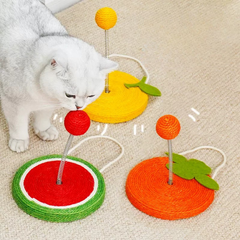 ZEZE Sisal Spring Ball Cat Toy