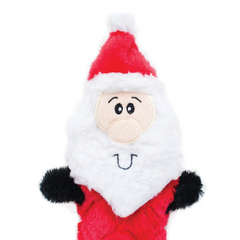 ZippyPaws Holiday Jigglerz Santa Dog Toy