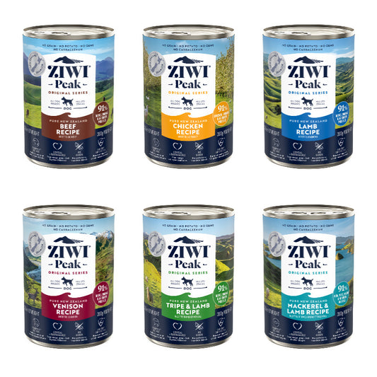 Ziwi Peak Wet Dog Food Cans 390g