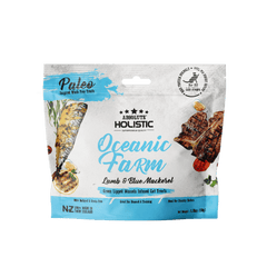 Absolute Holistic Air Dried Cat Treats Oceanic Farm Blue Mackerel And Lamb 50g