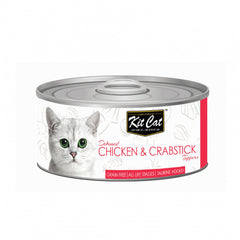 Kit Cat Grain Free Wet Cat Food Can 80g