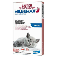 Milbemax All Wormer For Small Cats 2 Tablets