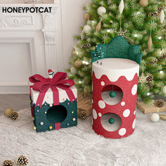 Honeypot Cat Christmas Cat Tree 221225a