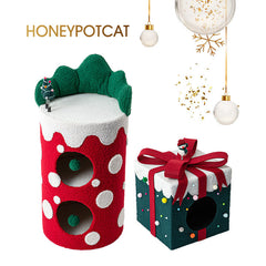 Honeypot Cat Christmas Cat Tree 221225a