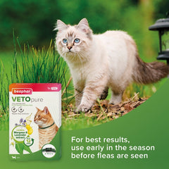Beaphar VETOpure Flea & Tick Collar Green Cat