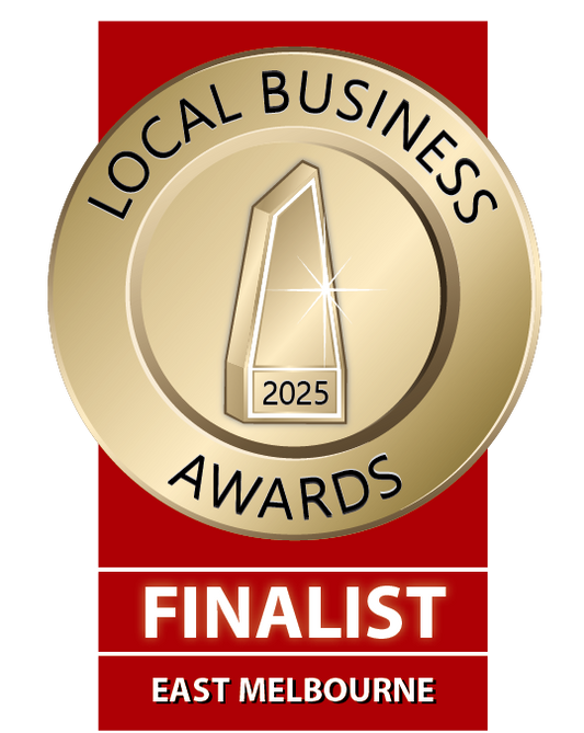 2025 local business award pet care finalist badge