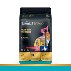 Talentail Ultimate Pacific Ocean Fish Cat Food For All Life Stages 1.5Kg