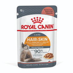 Royal Canin Hair & Skin in Jelly Cat Wet Food 12 x 85g