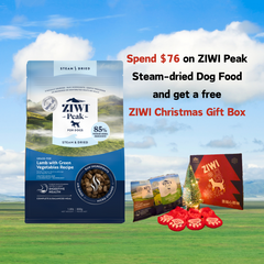 Ziwi Peak Steam Dried Dog Food Lamb with Green Vegetables