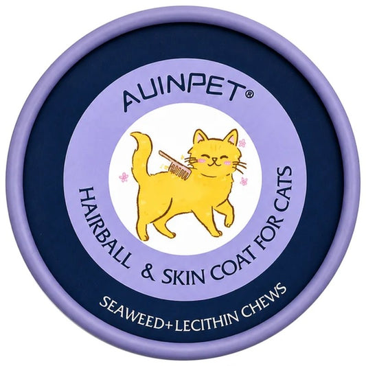AUINPET SKIN + COAT For Cats Seaweed+Lecithin Chews 120g