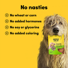 Animals Like Us Grass-Fed Lamb Tripe Freeze Dried Raw Dog Treats 60g