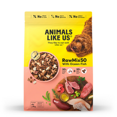 Animals Like Us Raw Mix 50 Ocean Fish Freeze Dried Dog Food