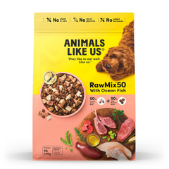 Animals Like Us Raw Mix 50 Ocean Fish Freeze Dried Dog Food