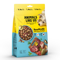 Animals Like Us Raw Mix 50 Grass Fed Beef Freeze Dried Dog Food