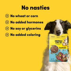 Animals Like Us Raw Mix 50 Grass Fed Beef Freeze Dried Dog Food