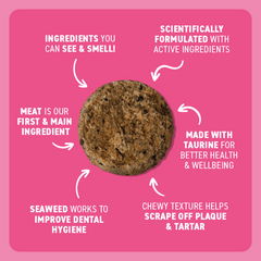 Bell & Bone Dental Bites for Cats - Tuna & Spirulina