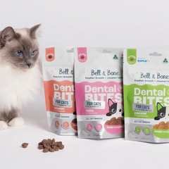 Bell & Bone Dental Bites for Cats - Tuna & Spirulina