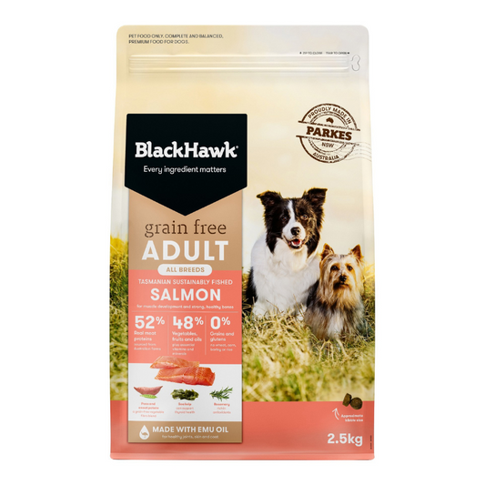 Black Hawk Grain Free Salmon Adult Dry Dog Food