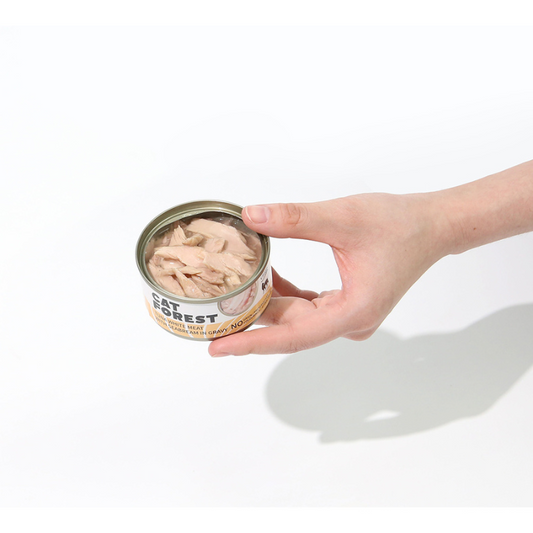 CAT FOREST White Meat Canned Cat Food 85g