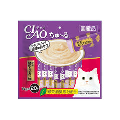 CIAO Churu Cat Treat Tuna Scallop Flavor (20pcs/pk)