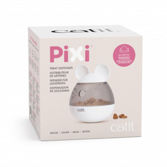 Catit Pixi Treat Dispenser Mouse White