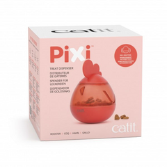 Catit Pixi Treat Dispenser Rooster Red