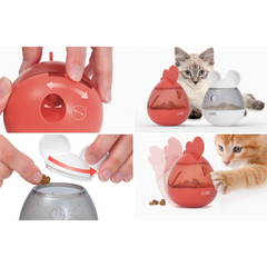 Catit Pixi Treat Dispenser Rooster Red