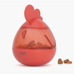 Catit Pixi Treat Dispenser Rooster Red