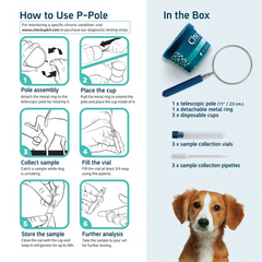 CheckUp P Pole Urine Sample Collection Kit For Dogs