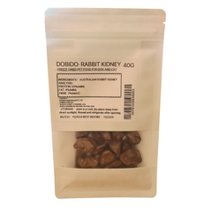 DOBIDO Freeze Dried Rabbit Kidney Dog Cat Treats 40g