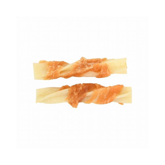 DoggyMan Chewell Goat Milk Chicken Roll Twist Mini 6 pcs
